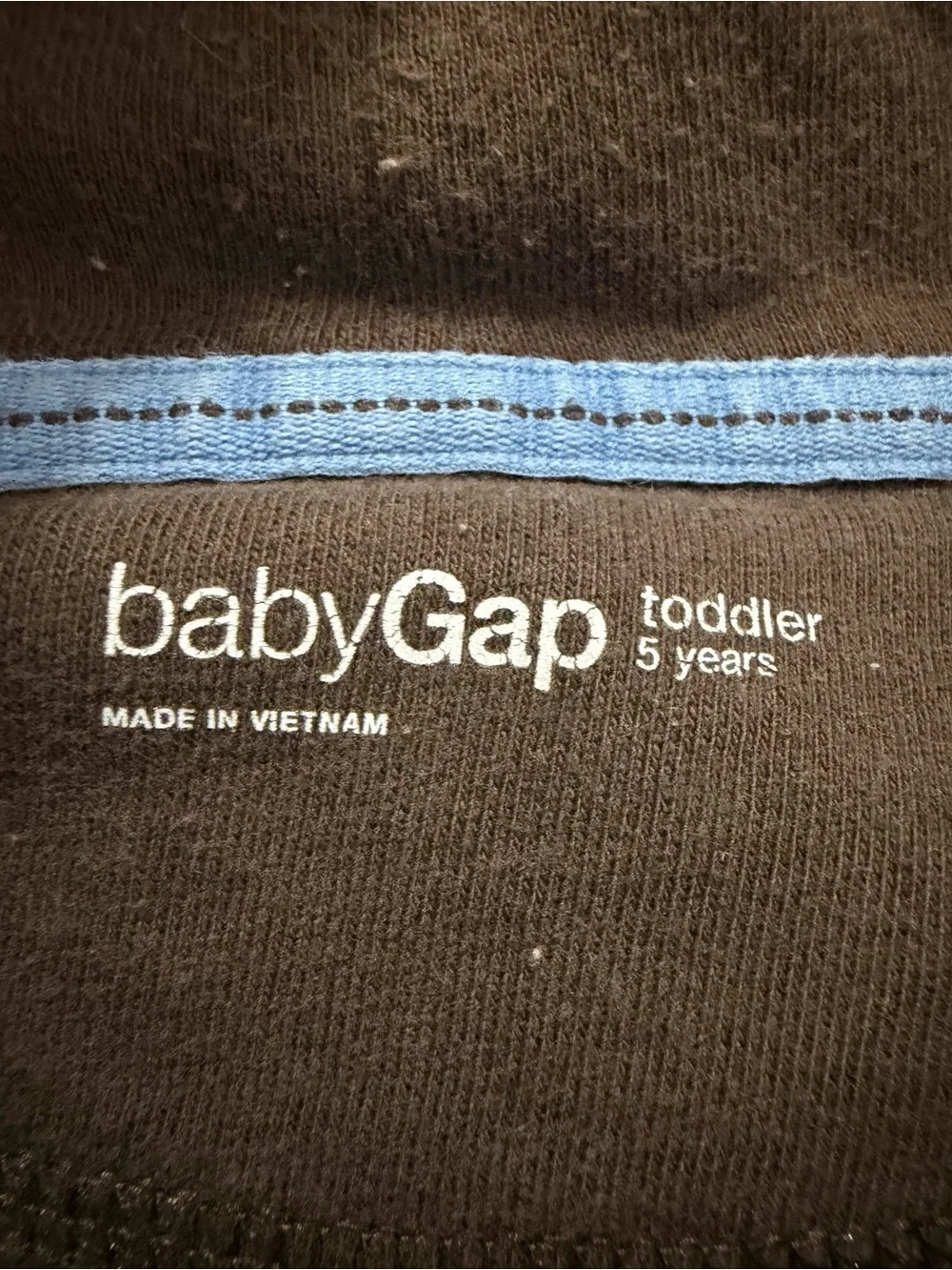 Vintage Baby Gap Rugby Polo Large Patch Long Sleeve Shirt Size 5 Yrs CLEAN!